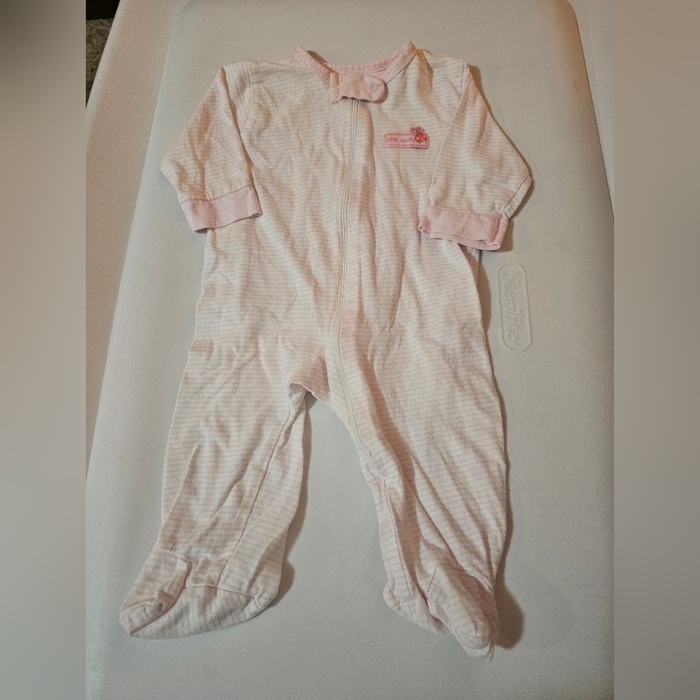 Gerber Light Pink Ladybug Baby Onesie